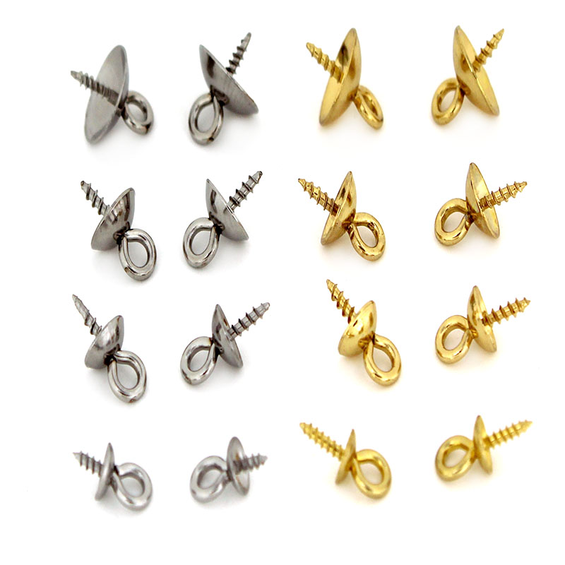 Jewelry Making Class - 20Pcs Stainless Steel Clasps Hook Screw