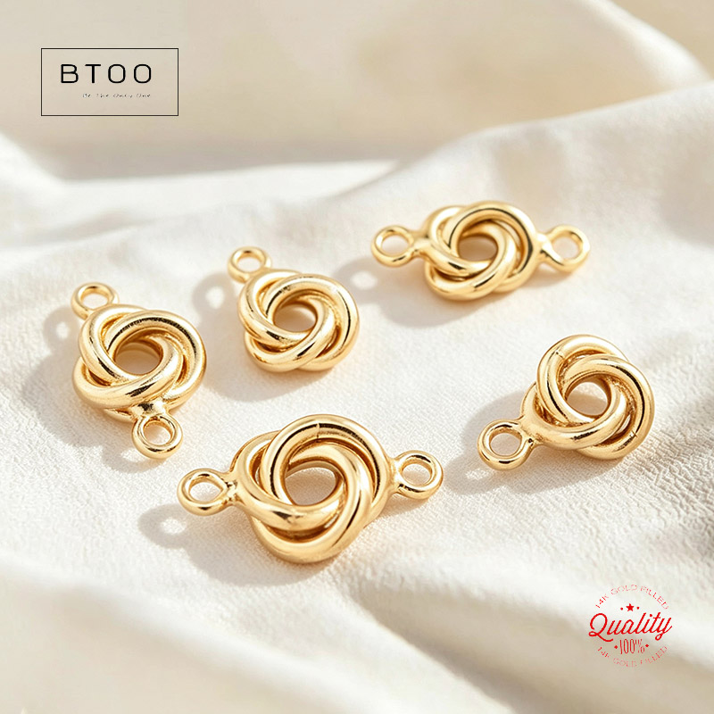 Jewelry Making Knots - 14K Gold Filled Love Knot Charm