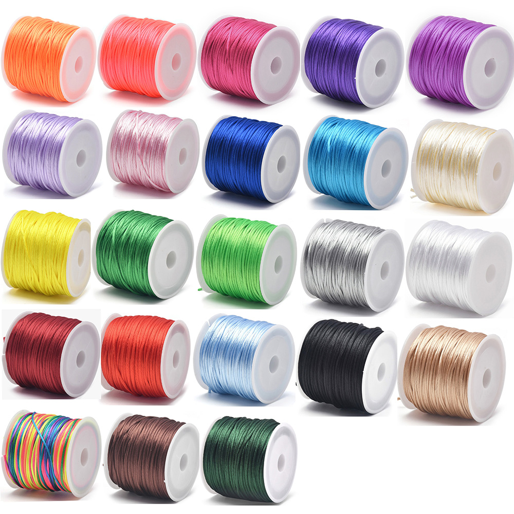 Jewelry Making Knots - 1.5mm Crafts Satin Rattail Cord String
