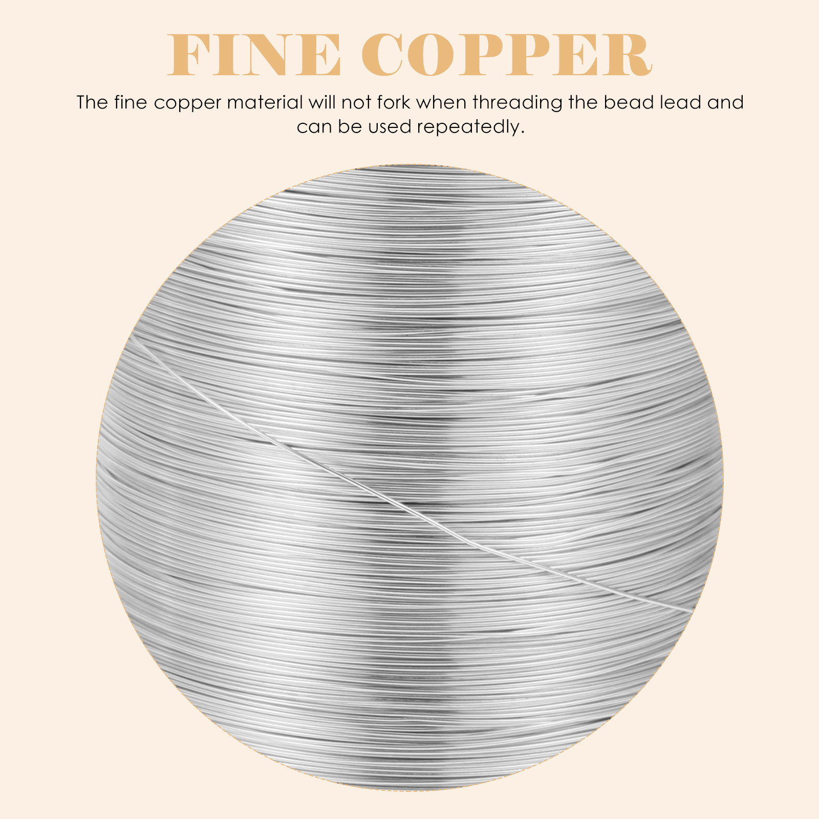 Jewelry Making With Copper Wire - 1 roll Rolls Wire Flexible Beading