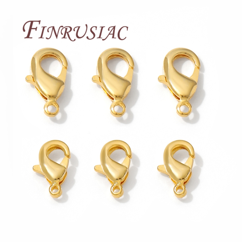 Jewelry Making Class - 10mm 12mm 18K Gold Plated Lobster