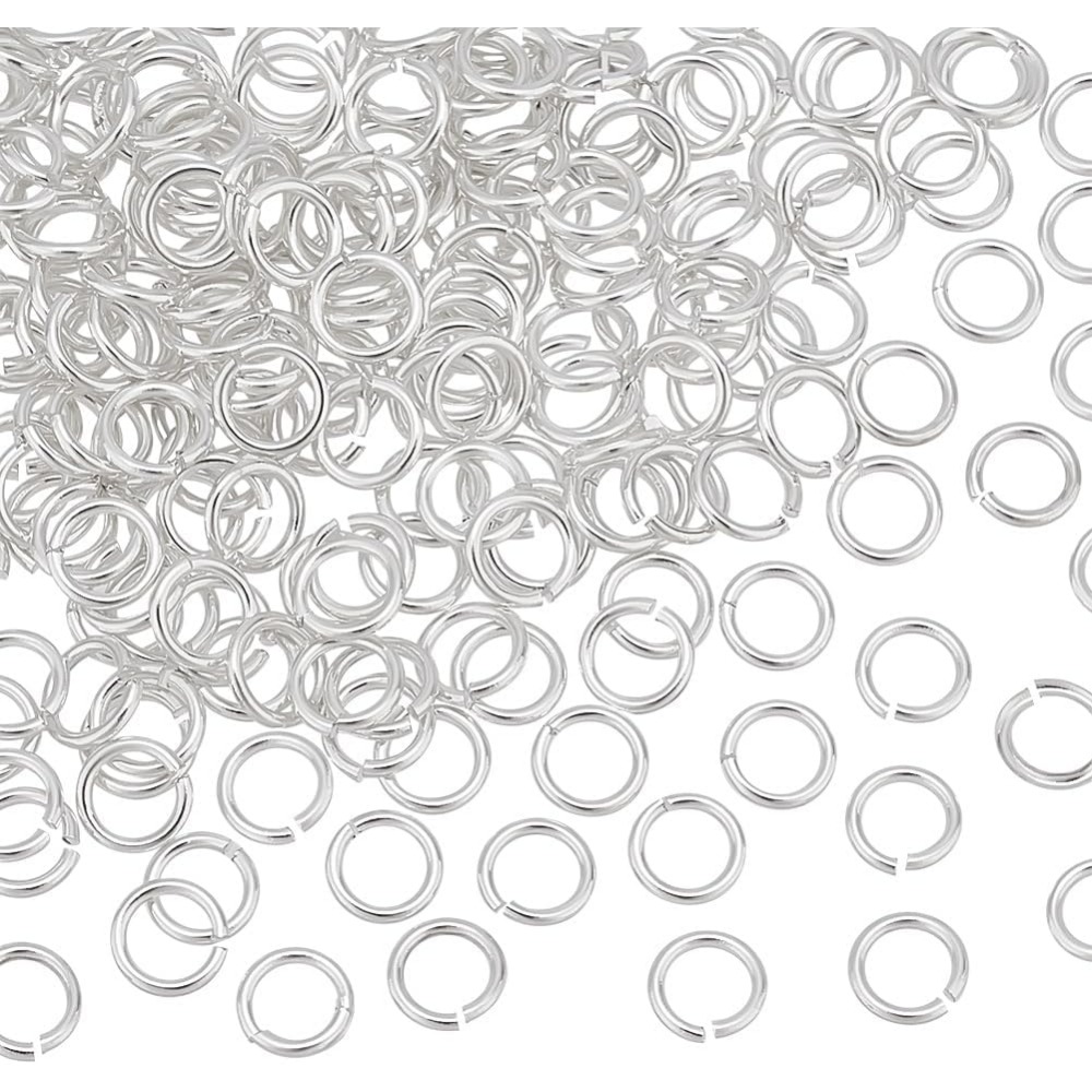 Jewelry Making Silver - 200pcs 925 Sterling Silver Plated Open