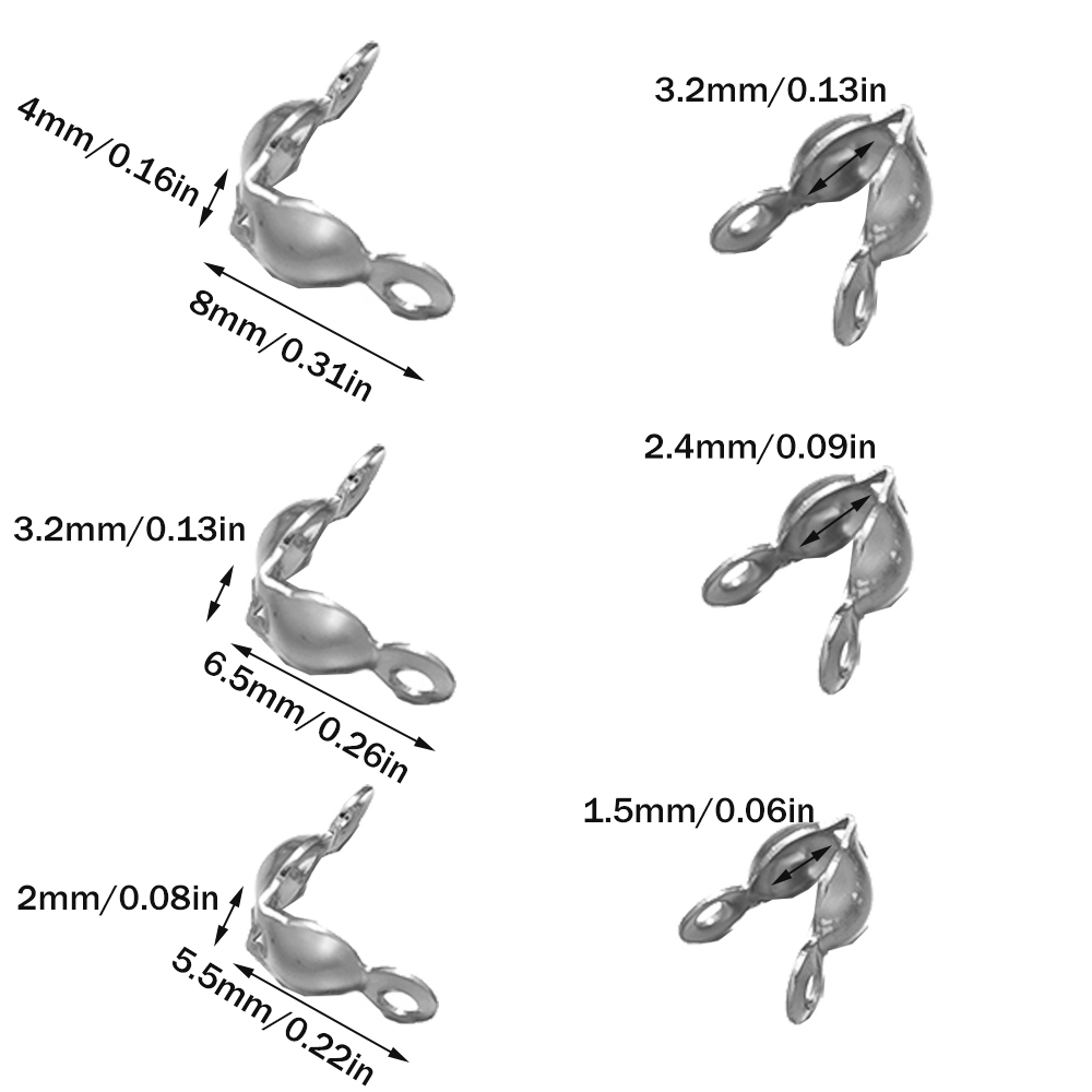 100pcs 304 Stainless Steel Bea - Jewelry Making Knots review and price