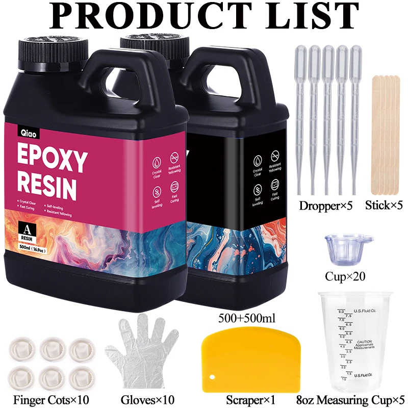 500ml 1000ml Easy Mixing Epoxy - Crystal Bead Mix review and price