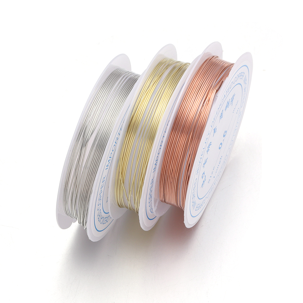 1Roll 0.2/0.25/0.3/0.4/0.5/0.6 - Jewelry Making With Copper Wire review and price