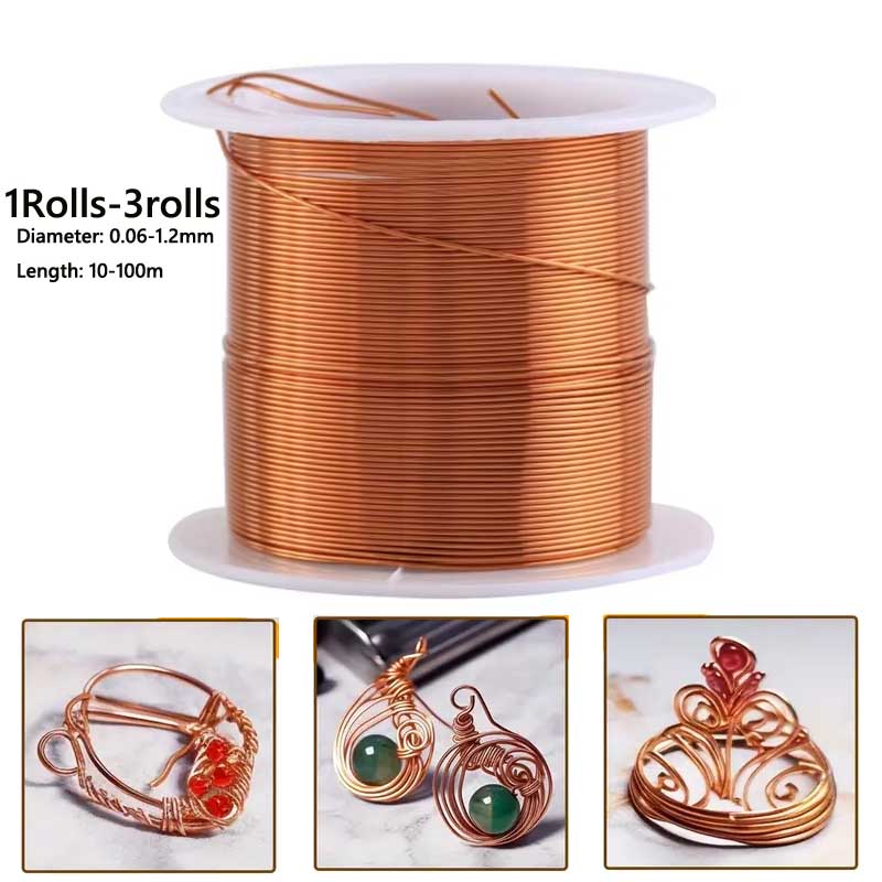 1-3Roll  Soft Copper Wire for  - Jewelry Making With Copper Wire review and price