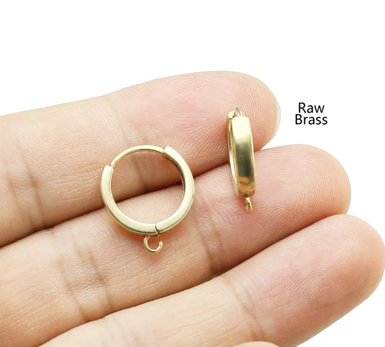 10pcs Brass Ear Hoops, Leverba - Jewelry Making Materials review and price