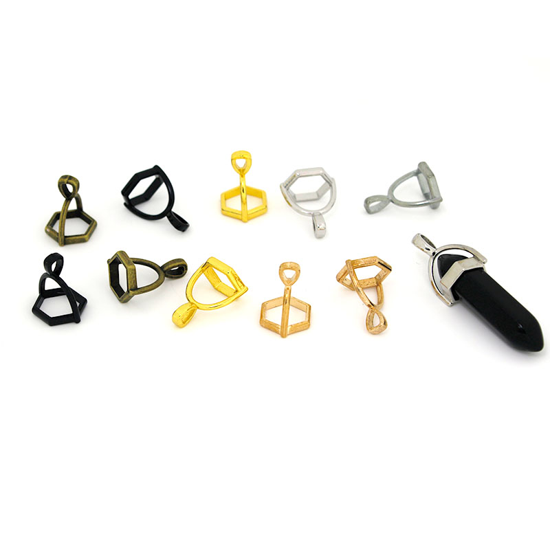 20Pcs Hexagonal Gemstone Cap N - Jewelry Making Materials review and price