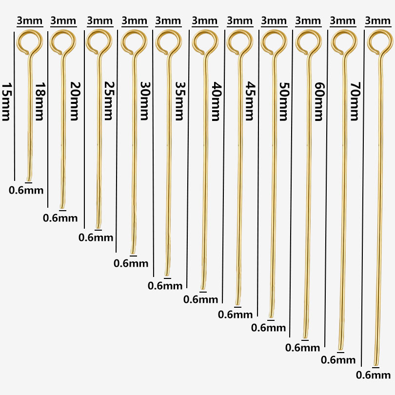 50pcs/lot 304 Stainless Steel  - Jewelry Making Head Pins review and price
