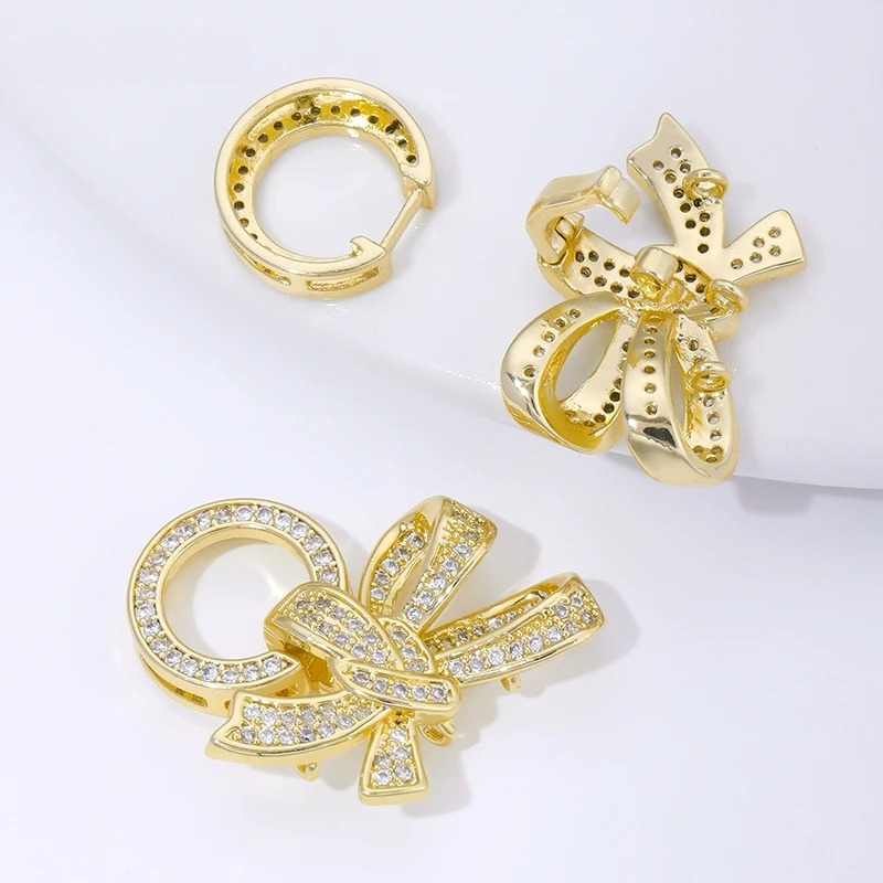 18K Gold Plated Pearl Clasps C - Jewelry Making A Ring review and price