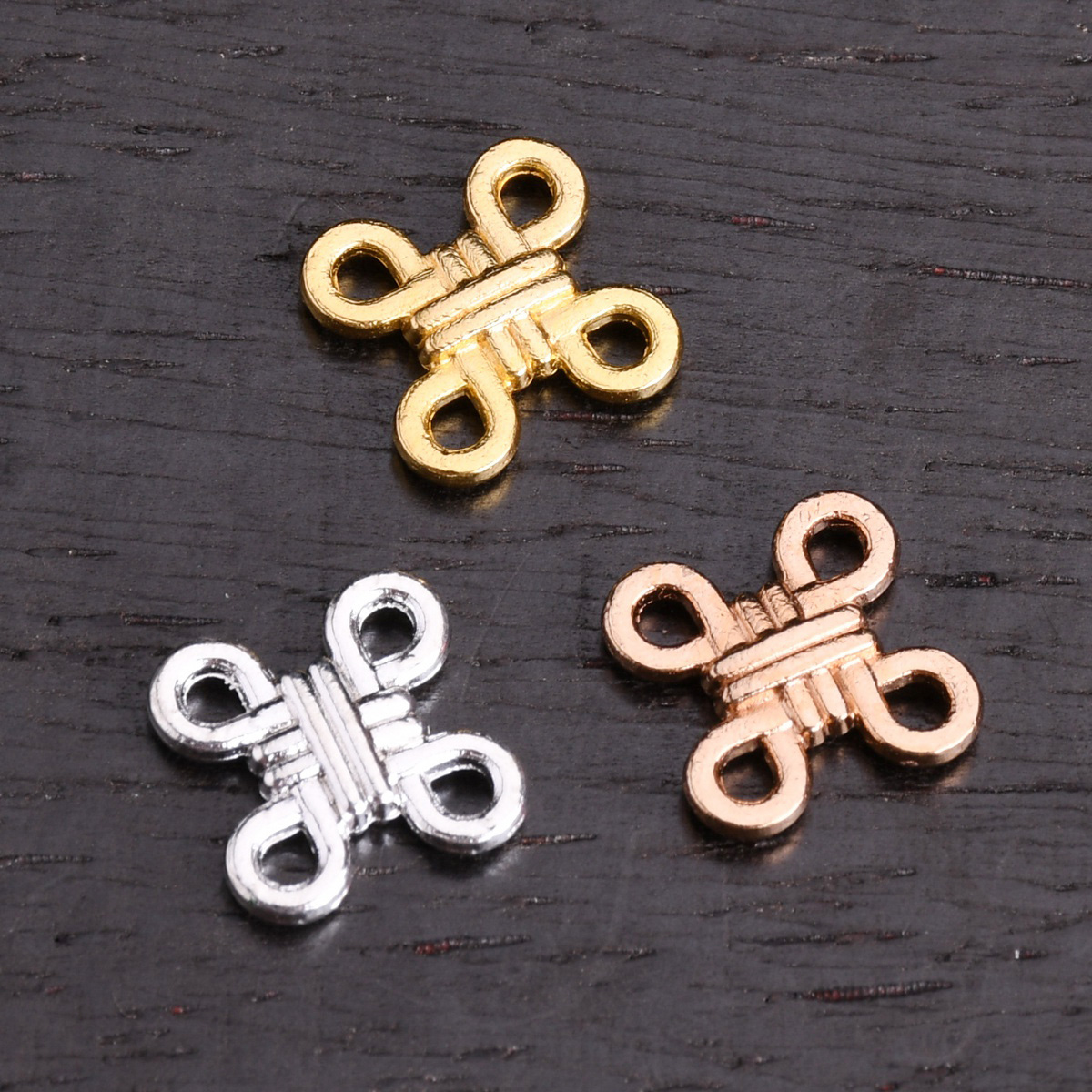 20pcs Cross Knot Shape 12mm Pl - Jewelry Making Knots review and price