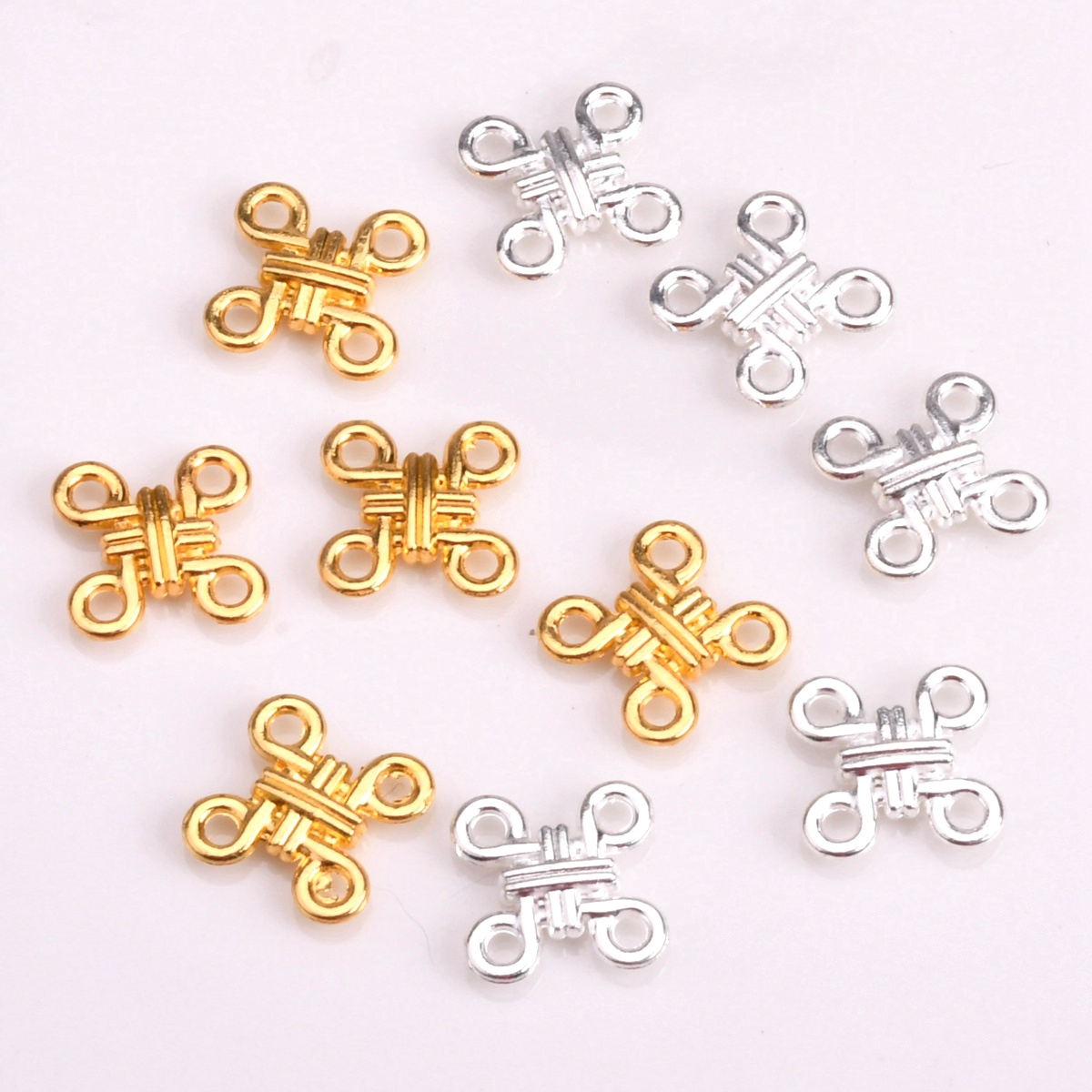 20pcs Cross Knot Shape 12mm Pl - Jewelry Making Knots review and price
