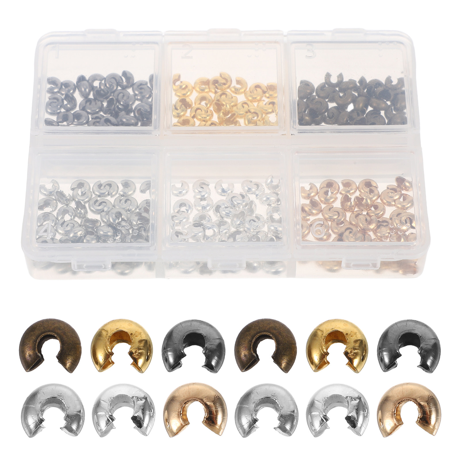300Pcs Jewelry Making Half Rou - Jewelry Making Silver review and price