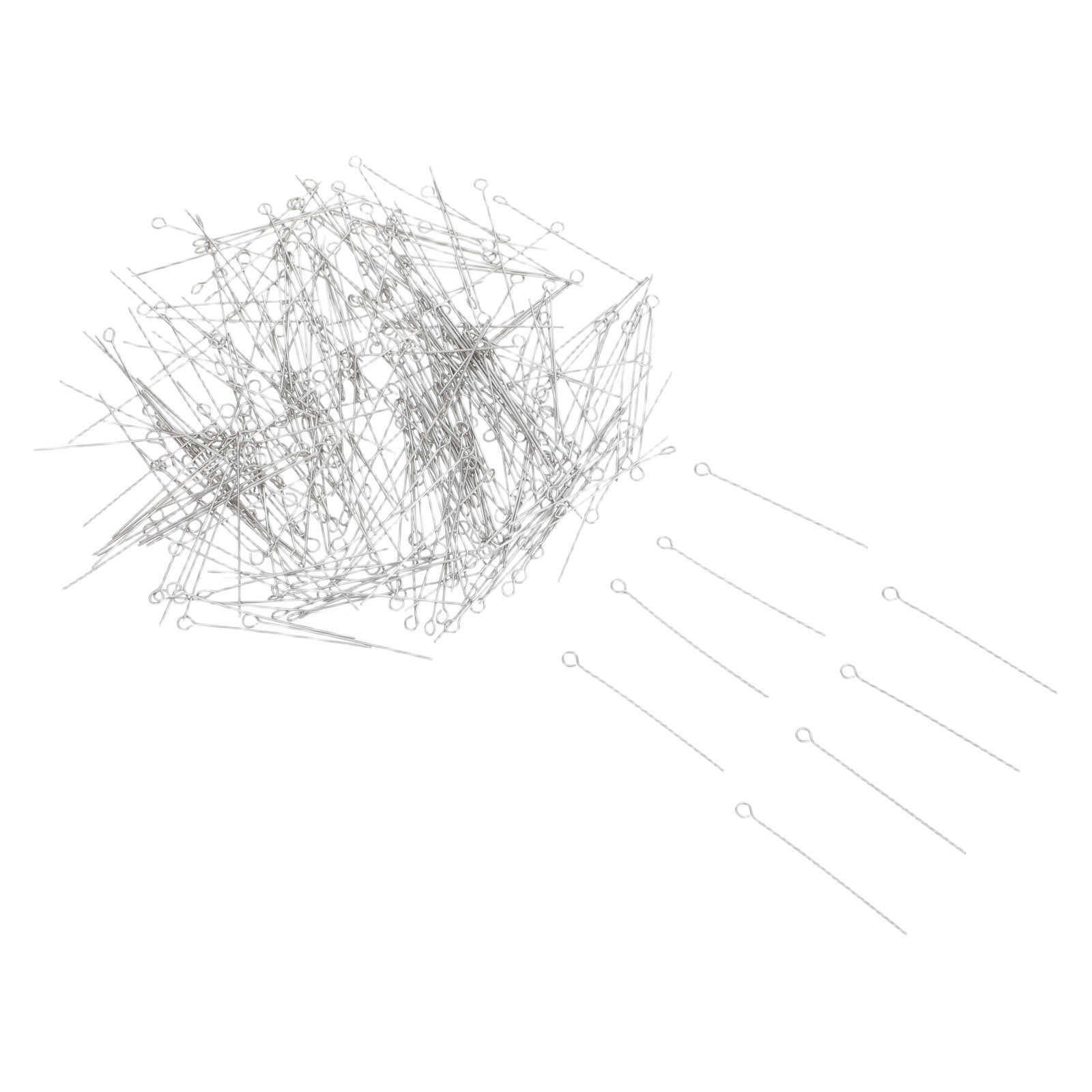 300Pcs Stainless Steel Open Ey - Jewelry Making Head Pins review and price
