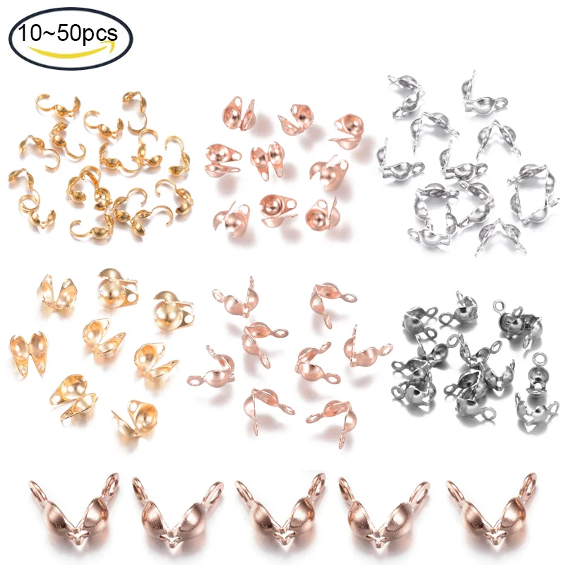 10~50 Pcs Stainless Steel Bead - Jewelry Making Knots review and price