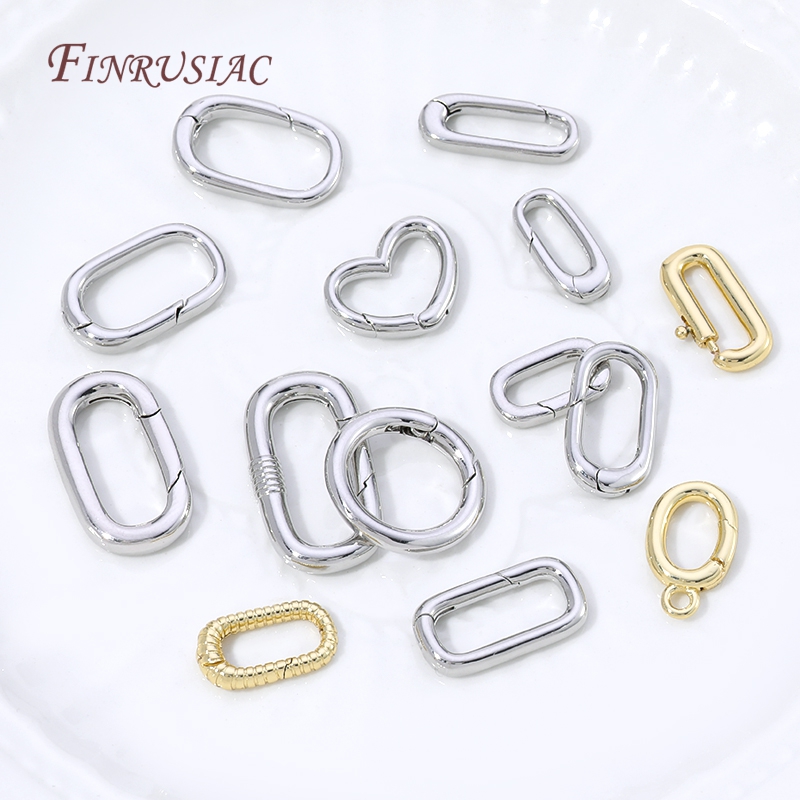 18K Gold Plated Oval Spring Ri - Jewelry Making A Ring review and price