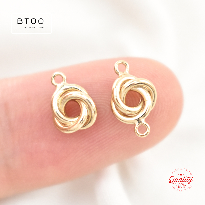 14K Gold Filled Love Knot Char - Jewelry Making Knots review and price
