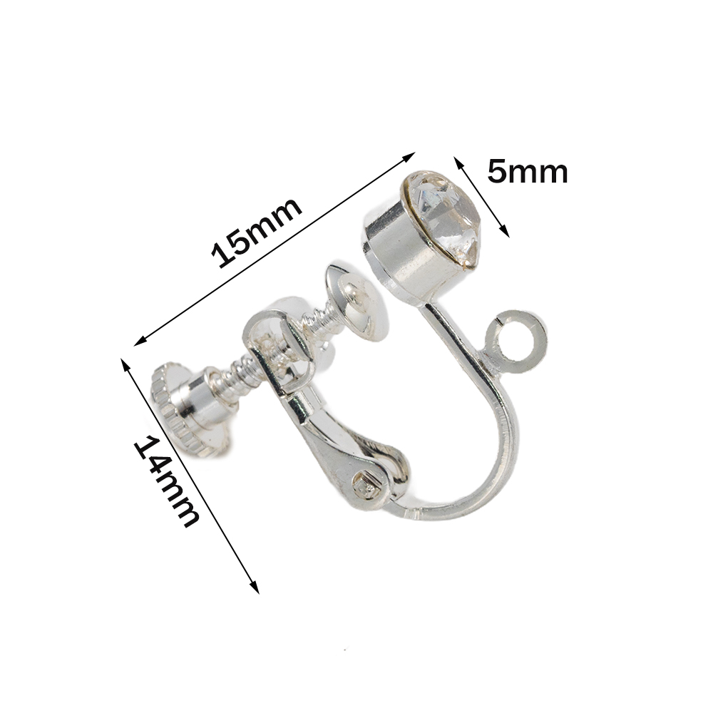 10pcs Brass Clip on Earring Co - Jewelry Making Essentials review and price
