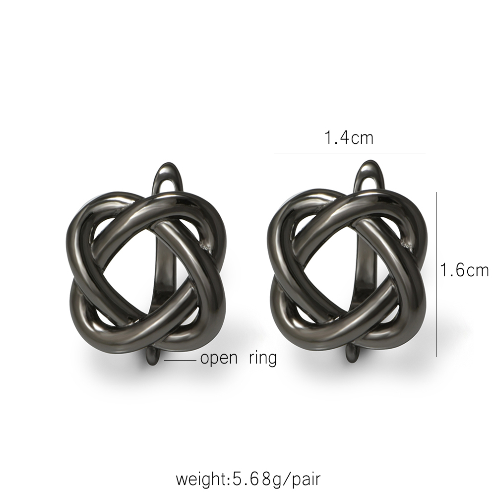 YANASI 1 Pair Gun Black  Brass - Jewelry Making Materials review and price