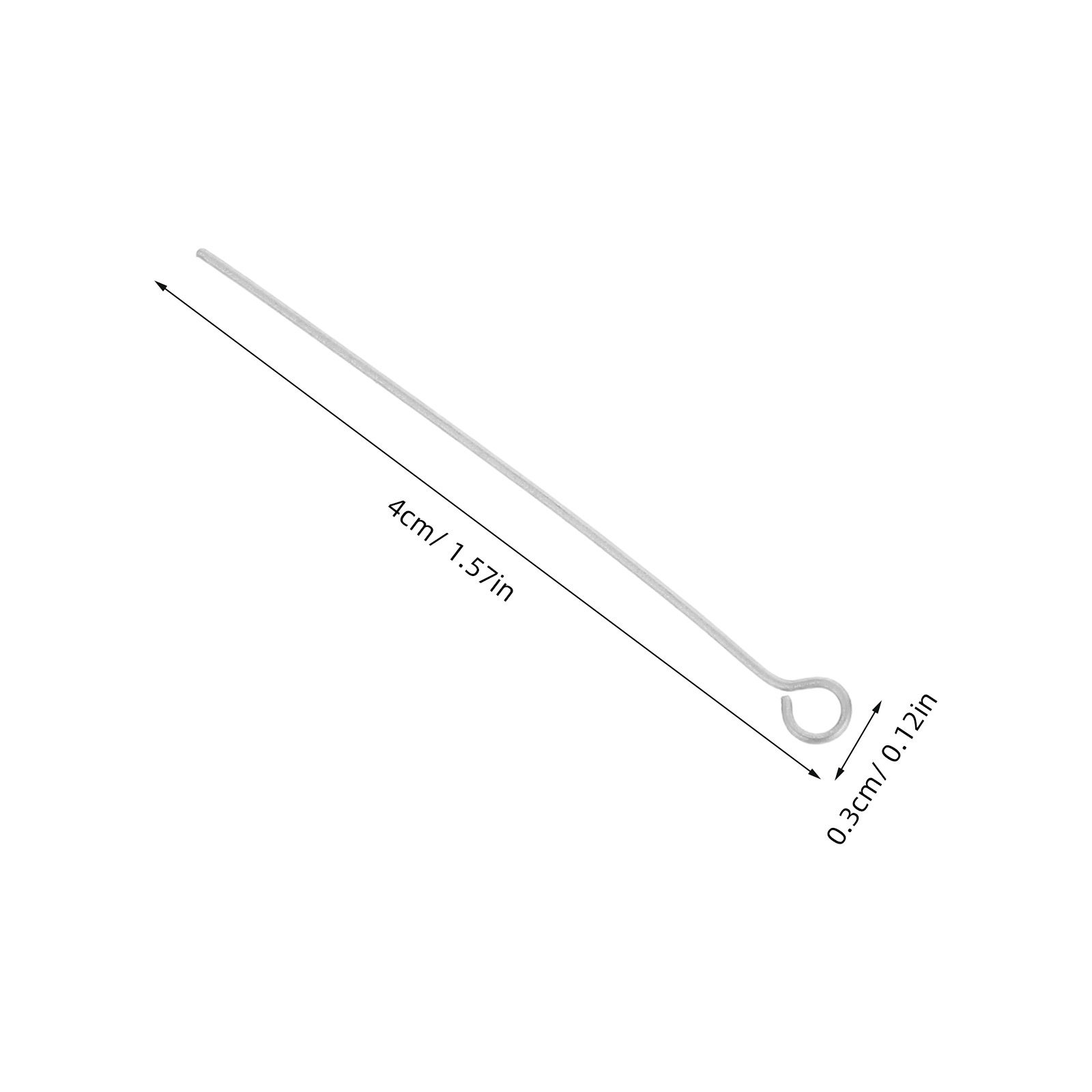 Stainless Steel Eye Pins 300pc - Jewelry Making Head Pins review and price
