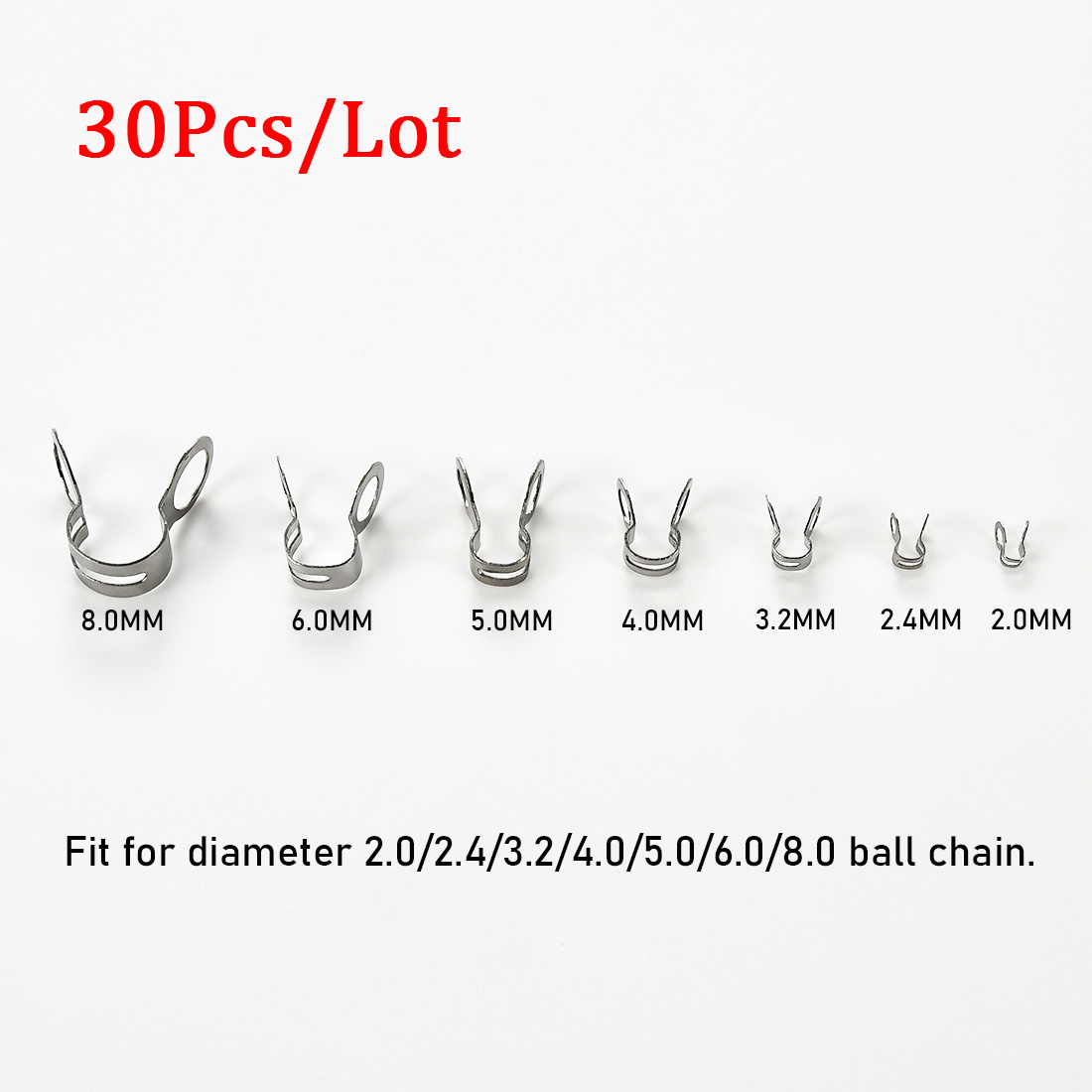 30Pcs Stainless Steel Ball Cha - Jewelry Making Materials review and price