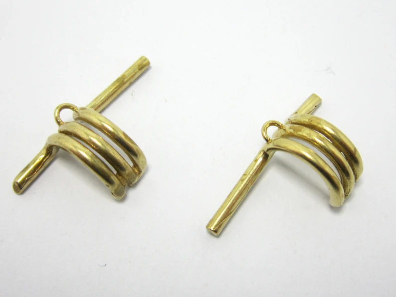 6pcs Brass Spiral Charm, Tripl - Jewelry Making With Copper Wire review and price