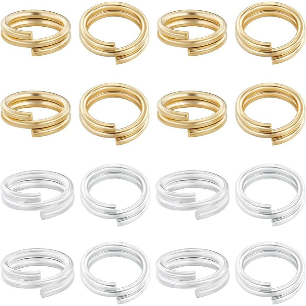 1 Box 80Pcs Split Jump Ring 24 - Jewelry Making Silver review and price