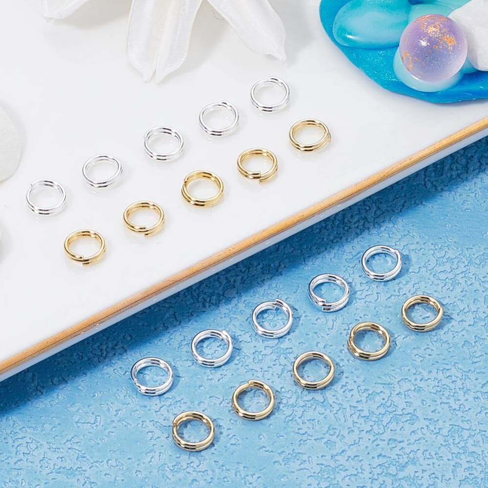 1 Box 80Pcs Split Jump Ring 24 - Jewelry Making Silver review and price