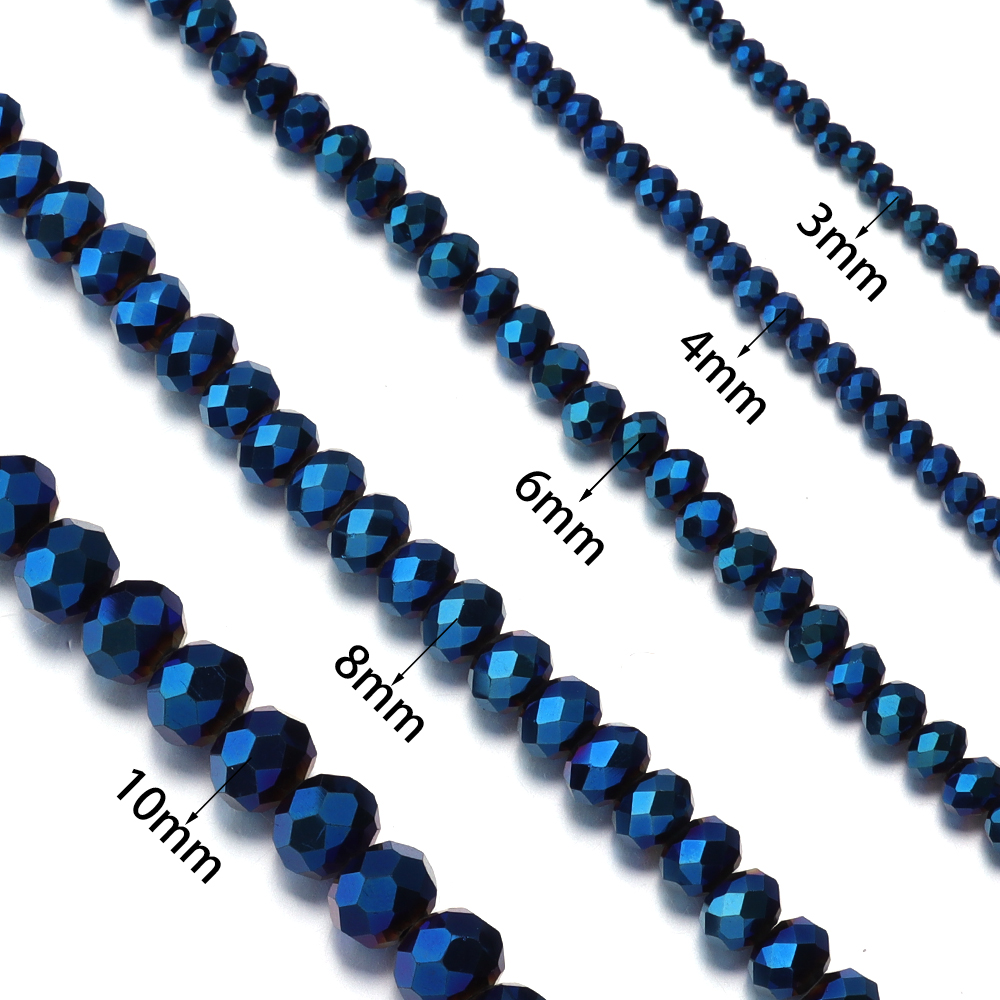 1 Strip/Lot 3 4 6 8 10mm Ronde - Crystal Bead Mix review and price