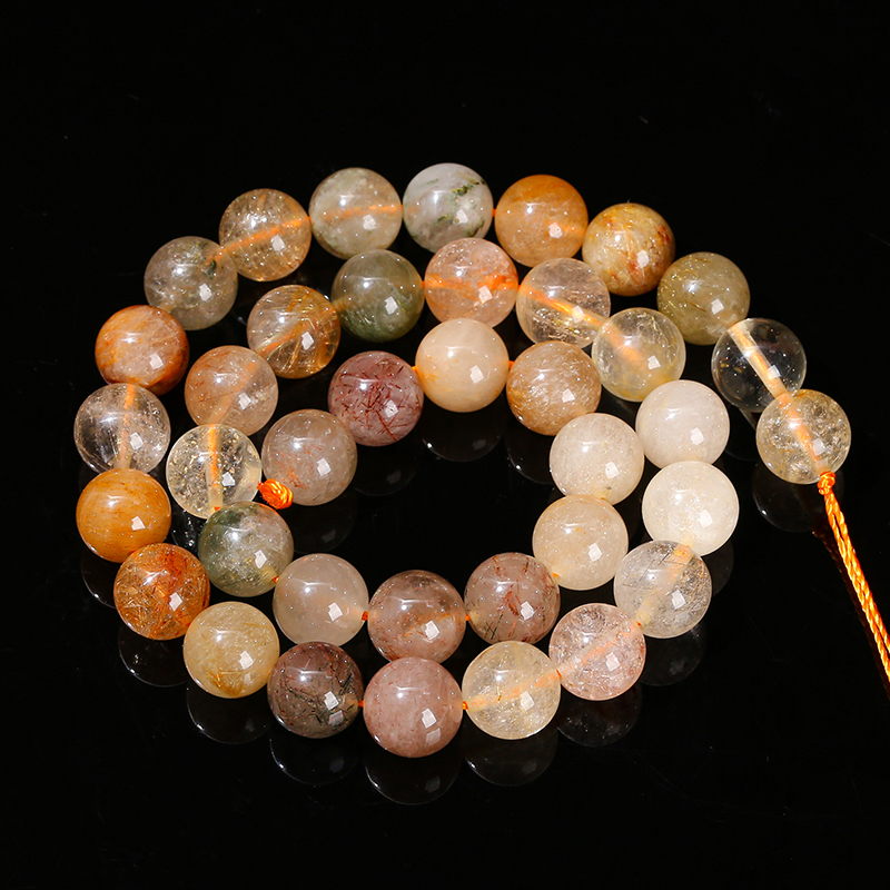Natural Stone Mixed Rutilated  - Crystal Bead Mix review and price