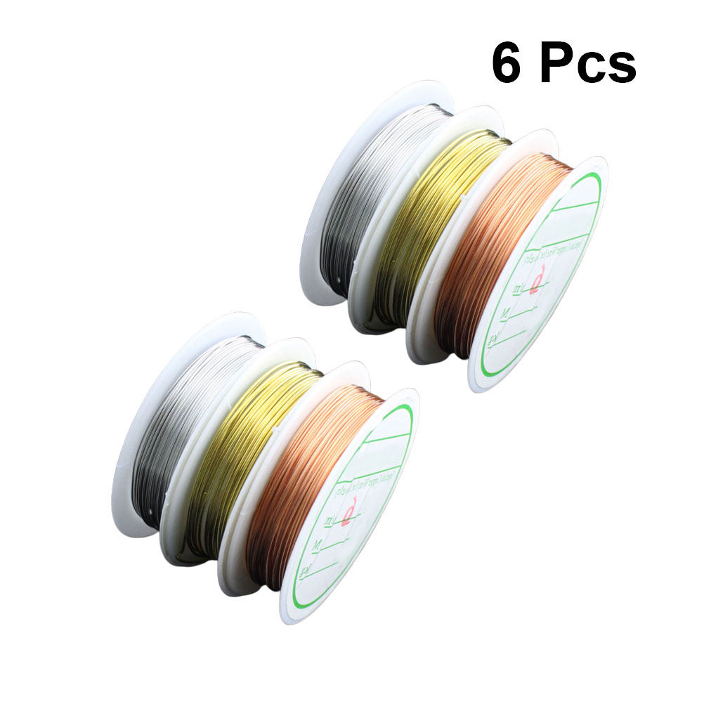 6Rolls Wire For Beading Wire C - Jewelry Making With Copper Wire review and price