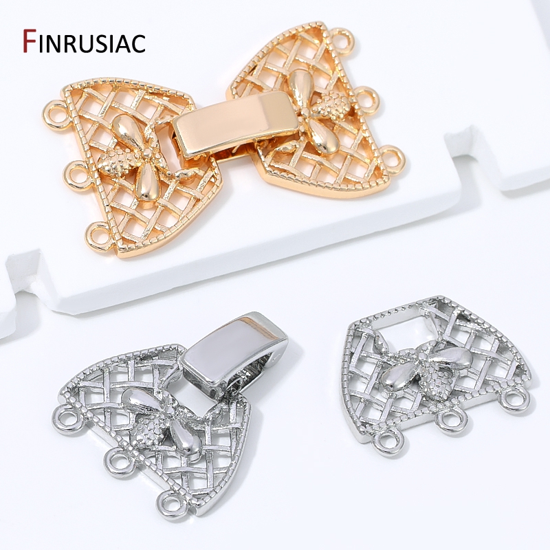 14K Gold Plated Brass 3-Row Pe - Jewelry Making Essentials review and price