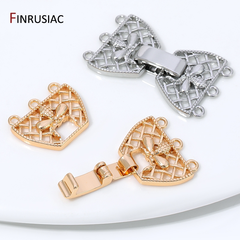 14K Gold Plated Brass 3-Row Pe - Jewelry Making Essentials review and price