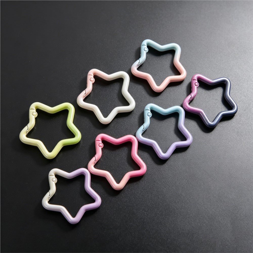 5PCS Gradient Star Shape Sprin - Jewelry Making A Ring review and price