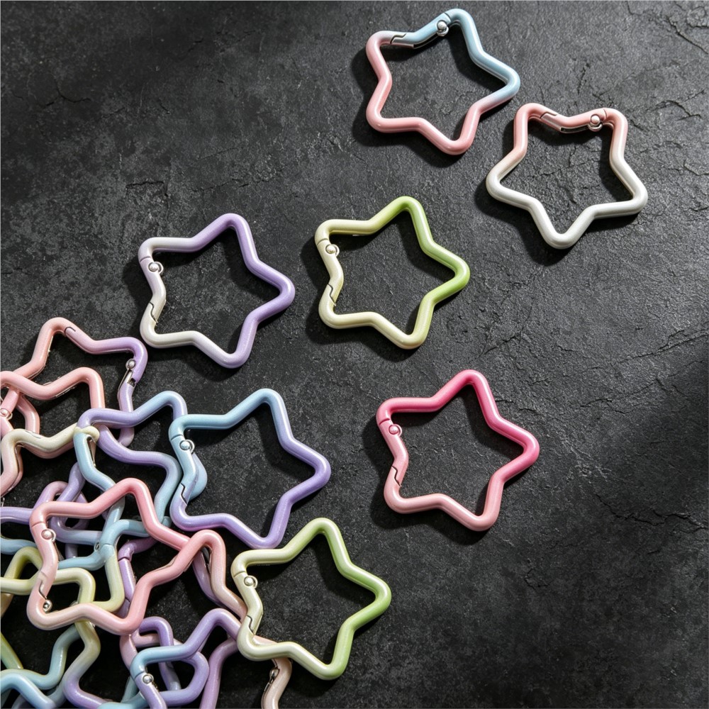 5PCS Gradient Star Shape Sprin - Jewelry Making A Ring review and price