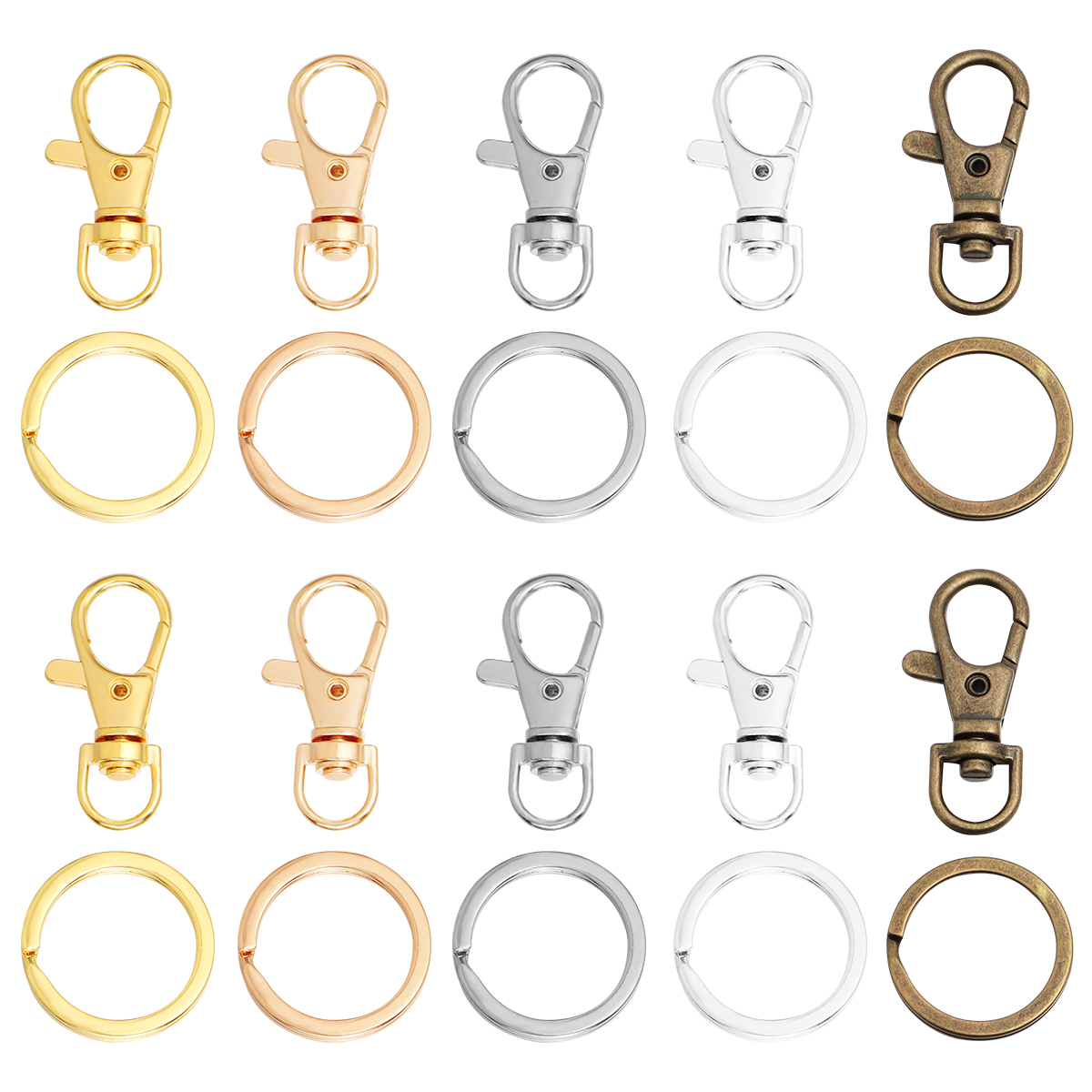 10Sets Alloy Swivel Lobster Cl - Jewelry Making A Ring review and price