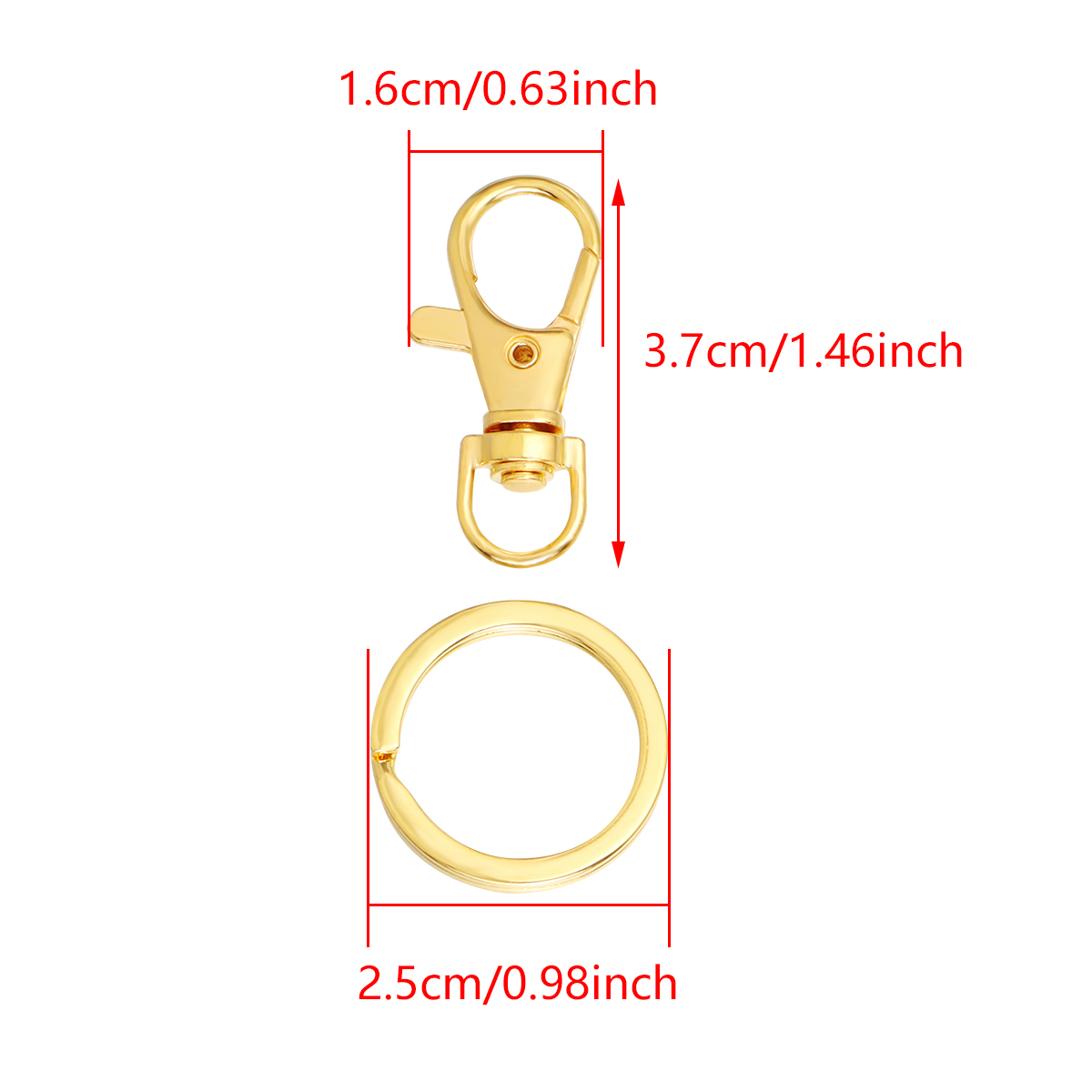 10Sets Alloy Swivel Lobster Cl - Jewelry Making A Ring review and price